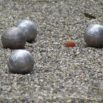 petang, sand, ball